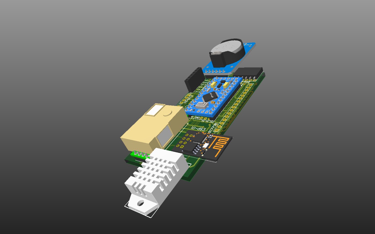 Pcb 3d CAD image